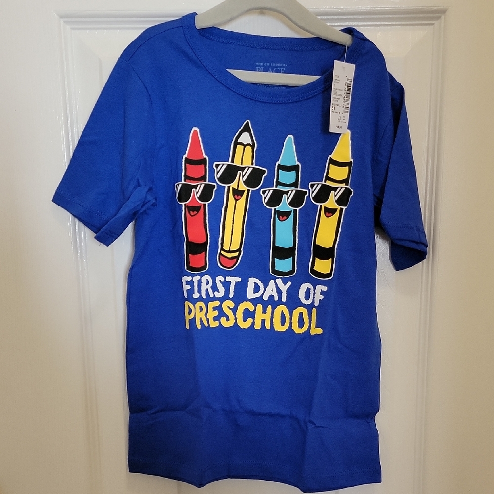 The Children's Place Blue Crayon Crew T-Shirt